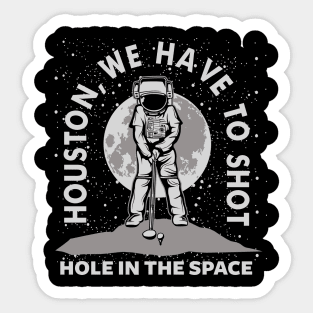 ASTRONAUT GOLF Sticker